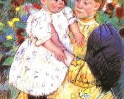 在花园里 - 玛丽·史帝文森·卡萨特